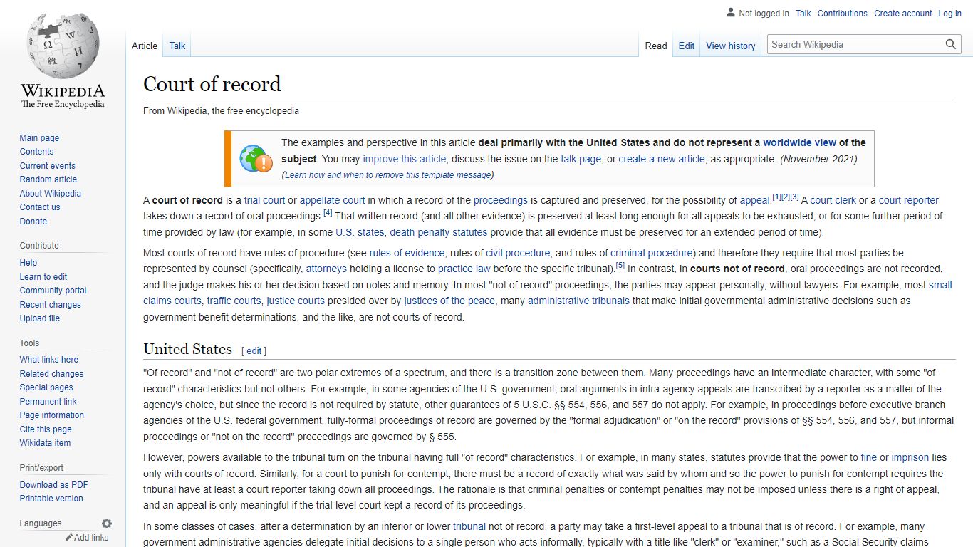 Court of record - Wikipedia